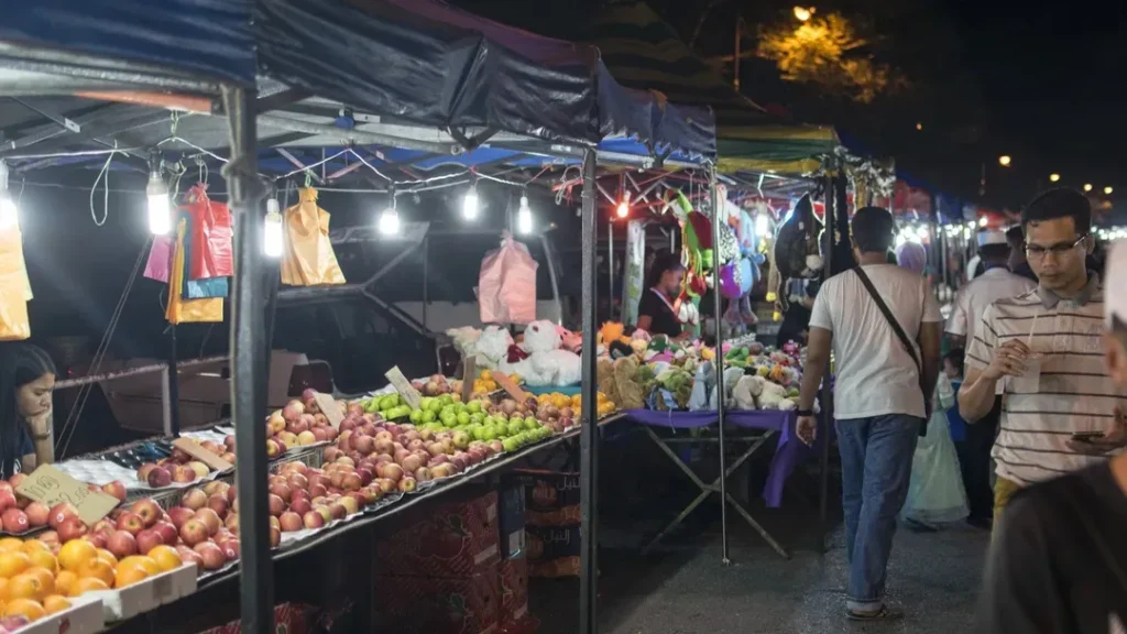 Suasana di Pasar Malam Langkawi