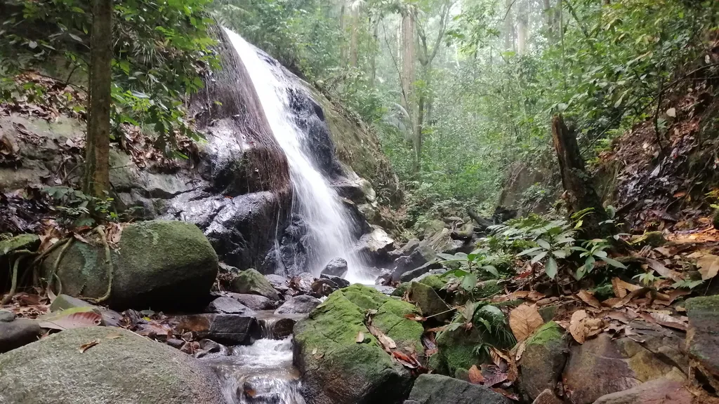 Tempat Menarik di Kuala Rawang Commonwealth Forest Park Falls
