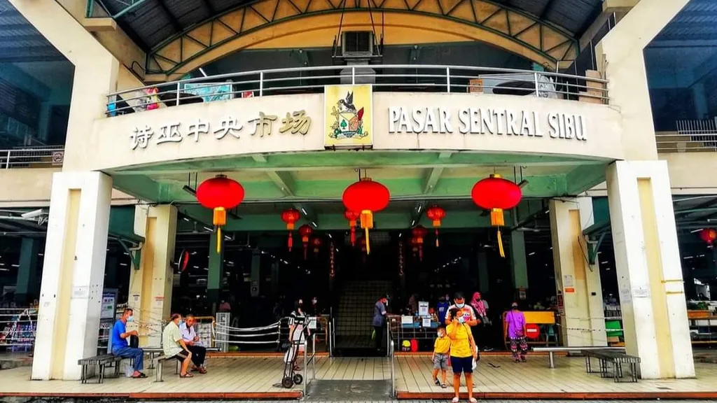 Tempat Menarik di Sarawak Sibu Central Market