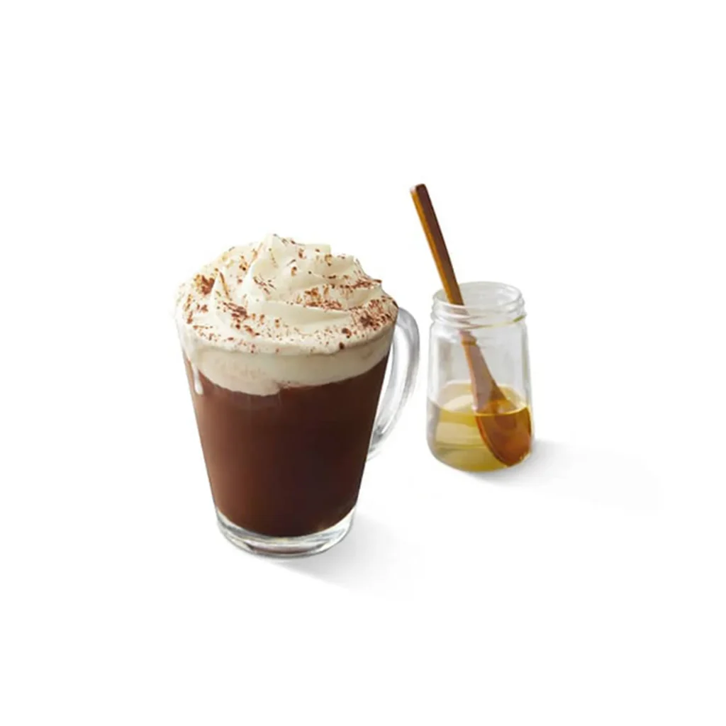 caramel hot chocolate starbucks menu