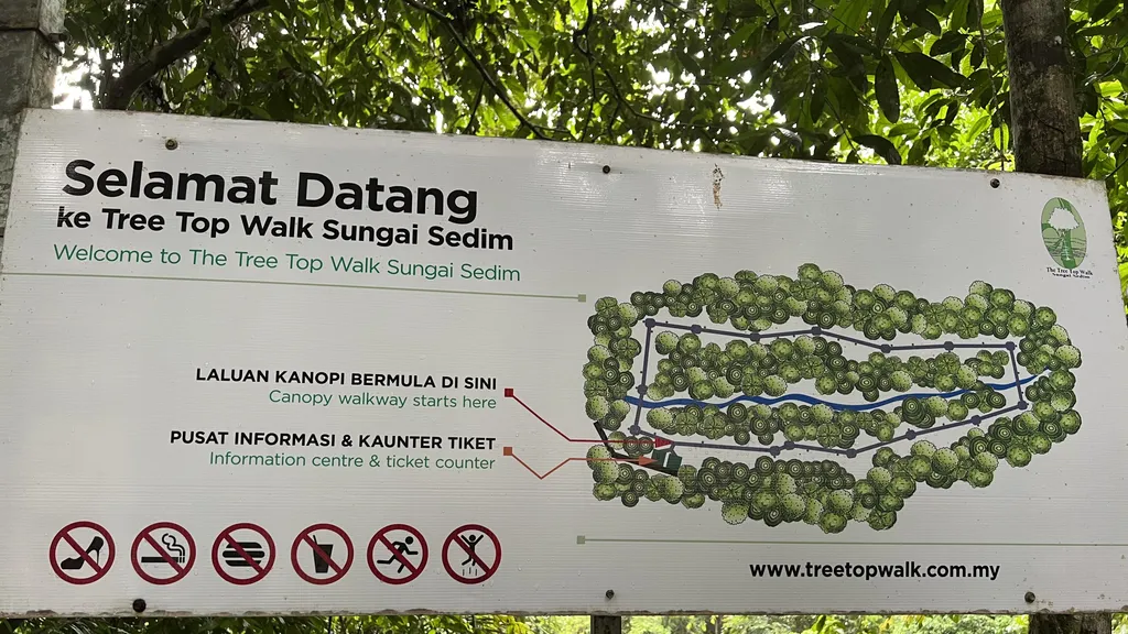 Harga Tiket Masuk Tree Top Walk Sg Sedim
