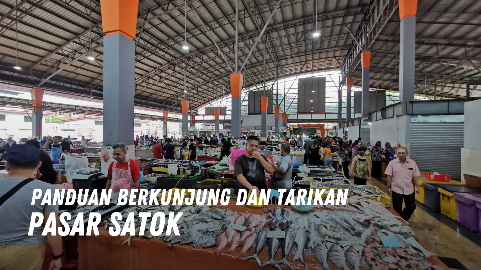 Review Pasar Satok Malaysia