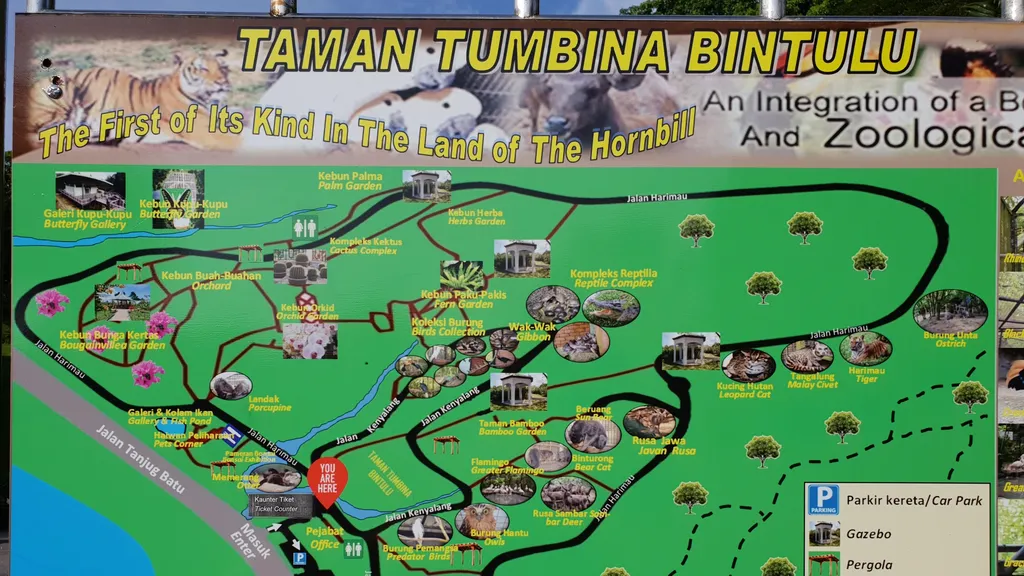 Zon Tematik dan Pameran Edukatif di Taman Tumbina Bintulu