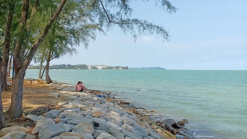 Tempat yang tenang di Port Dickson Pantai Cahaya Negeri